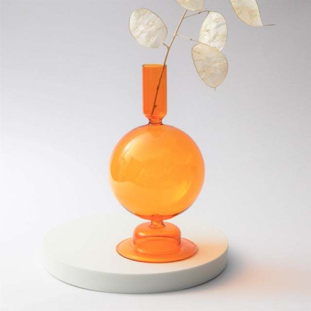 Bubble Glass Candlesticks - Mixed Short Collection
