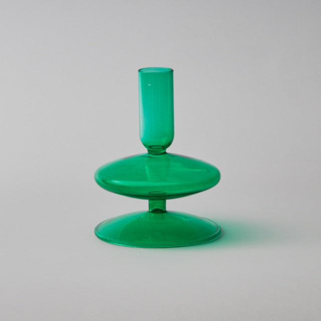 Bubble Glass Candlesticks - Mixed Short Collection