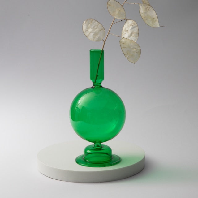 Bubble Glass Candlesticks - Mixed Short Collection