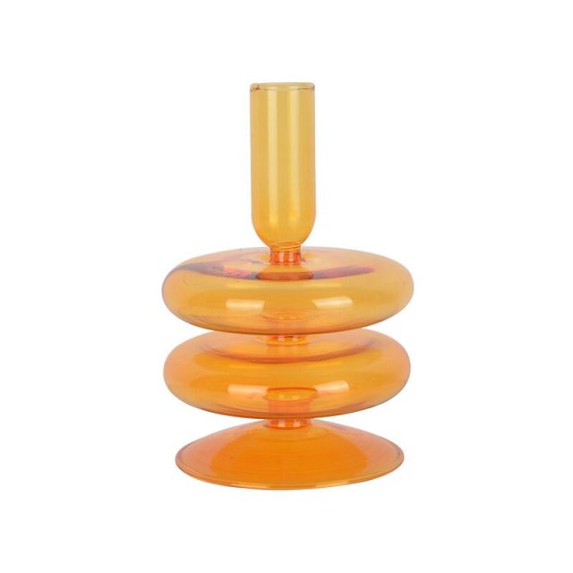 Bubble Glass Candlesticks - Mixed Short Collection