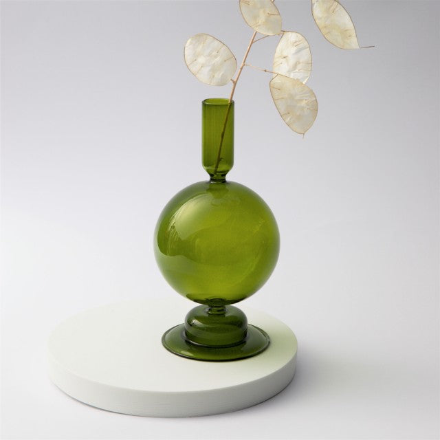 Bubble Glass Candlesticks - Mixed Short Collection