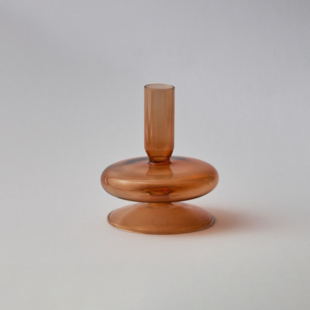 Bubble Glass Candlesticks - Mixed Short Collection