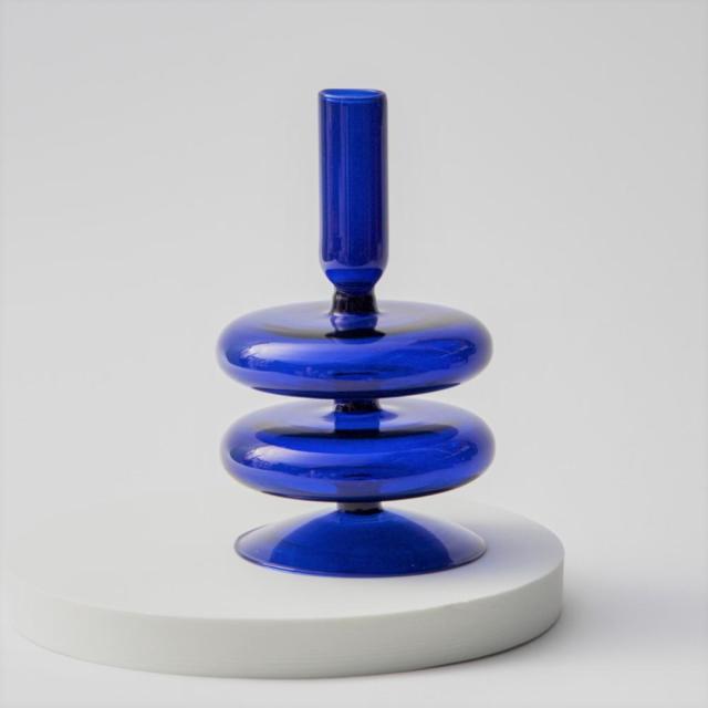 Bubble Glass Candlesticks - Mixed Short Collection
