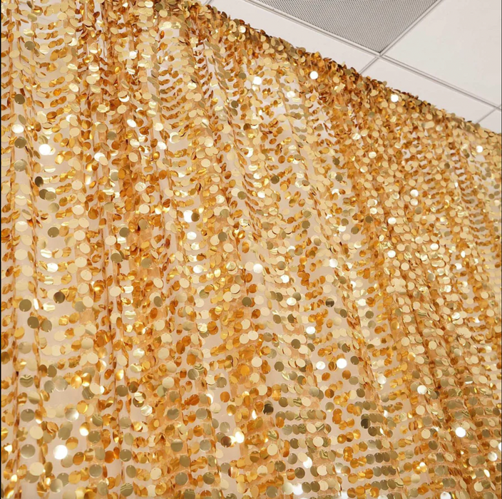 Big Payette Sequin Backdrop Curtain Drapery Panel