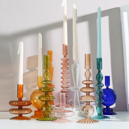 Glass Hurricane Cylinder Candle Covers (Open Top & Bottom)–  EveryGoldenDetail