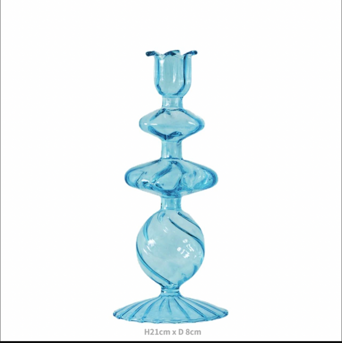 Bubble Glass Candle Holders - Mixed Tall Collection