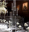 Crystal Glass Clear Candlestick Candelabra (6 week ship time!)