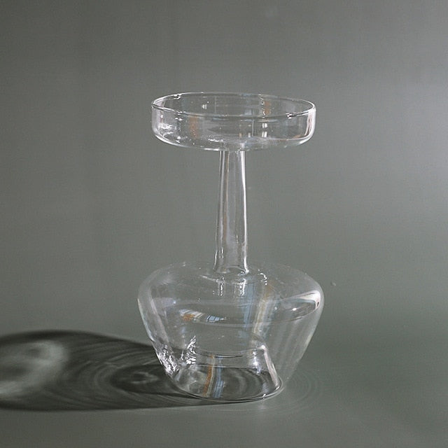 Bubble Glass Tea-light Bud Vase Holders