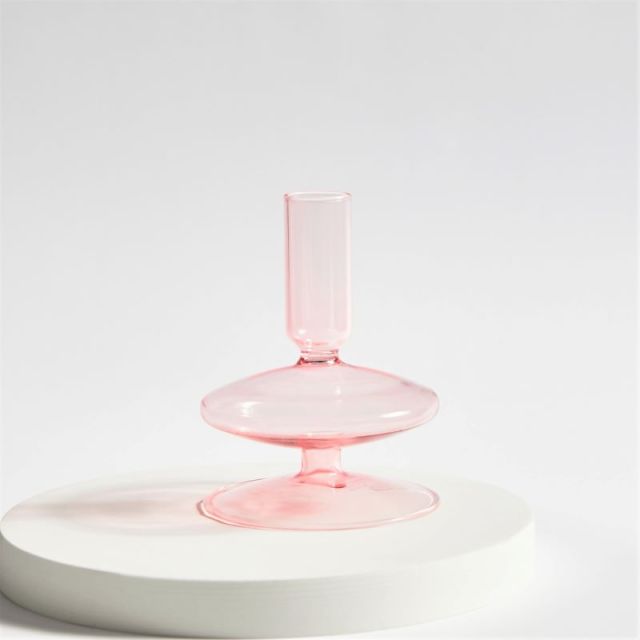 Bubble Glass Candlesticks -  Mixed Short Collection